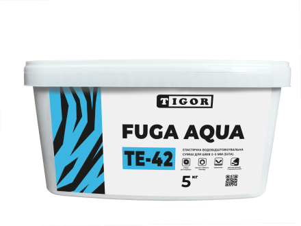 Затирка для швів TУ-42 Fuga Aqua (сіра, біла)