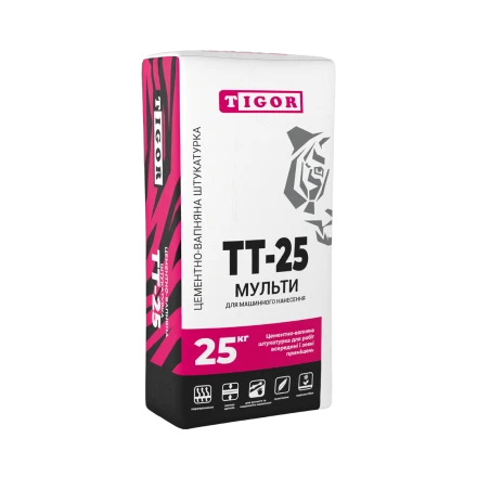 Цементно-вапняна штукатурка TT-25 МУЛЬТИ