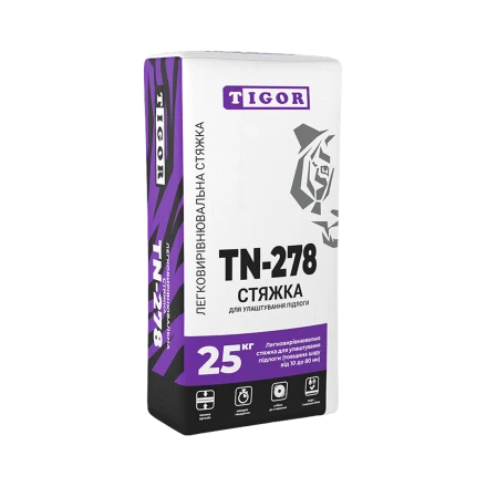 Легковирівнювальна суміш TN-278 СТЯЖКА