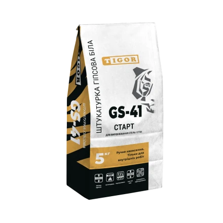Штукатурка гіпсова GS-41 СТАРТ