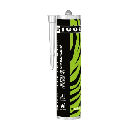 Герметик силіконовий TIGOR SANITARY (прозорий)